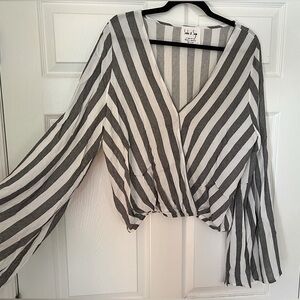 Women’s Stripped Casual Top